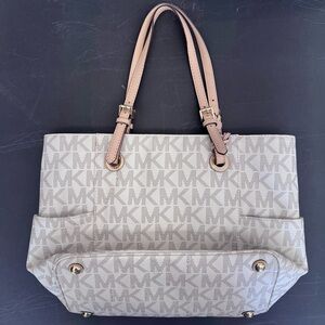 Michael Kors Monogram Beige Tote